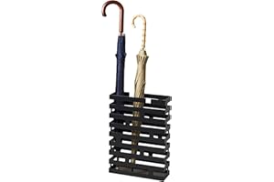 YAMAZAKI Home Brick Umbrella Stand - Storage for Umbrellas & Walking Canes - Steel - Holds 8 Umbrellas