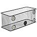 MyGift Matte Black Metal Magnetic Marker Holder for Whiteboard, Office Supplies and Accessory Storage Mesh Baskets for Fridge, Set of 6