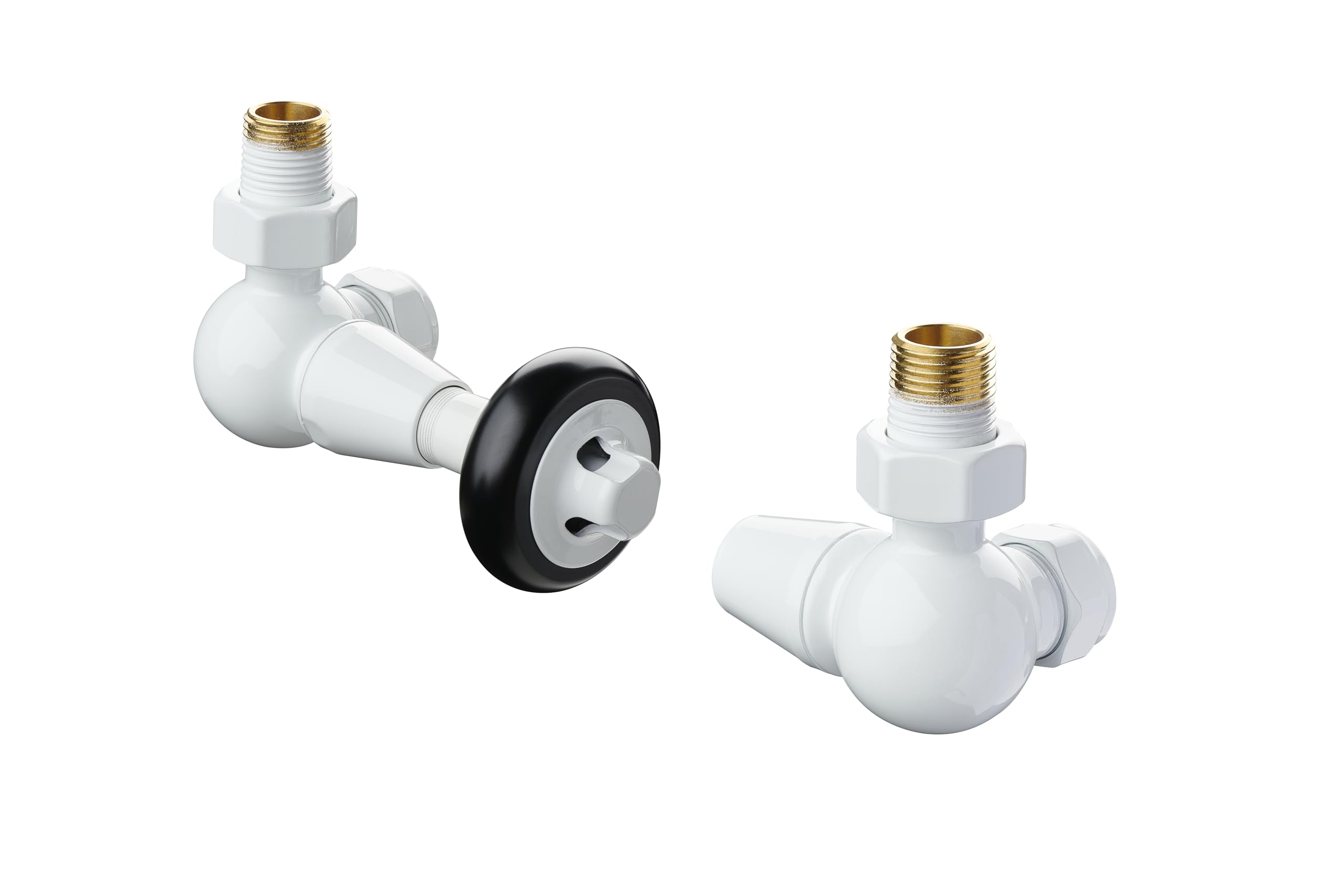 Terma Radiator Valves, White