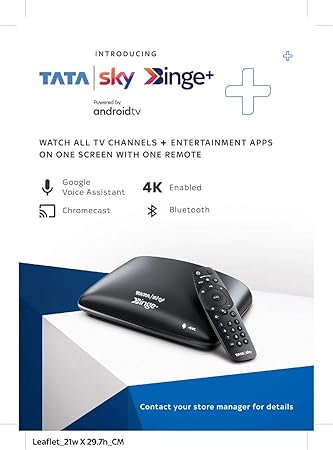 TATASKY Binge Plus Connection with Hindi Lite HD Pack