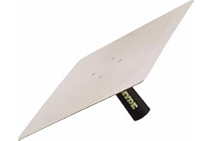 HYDE 09073 Lightweight, Swivel Ring Drywall Hawk, L X 13 in W, Aluminum, Inch, 13-Inch