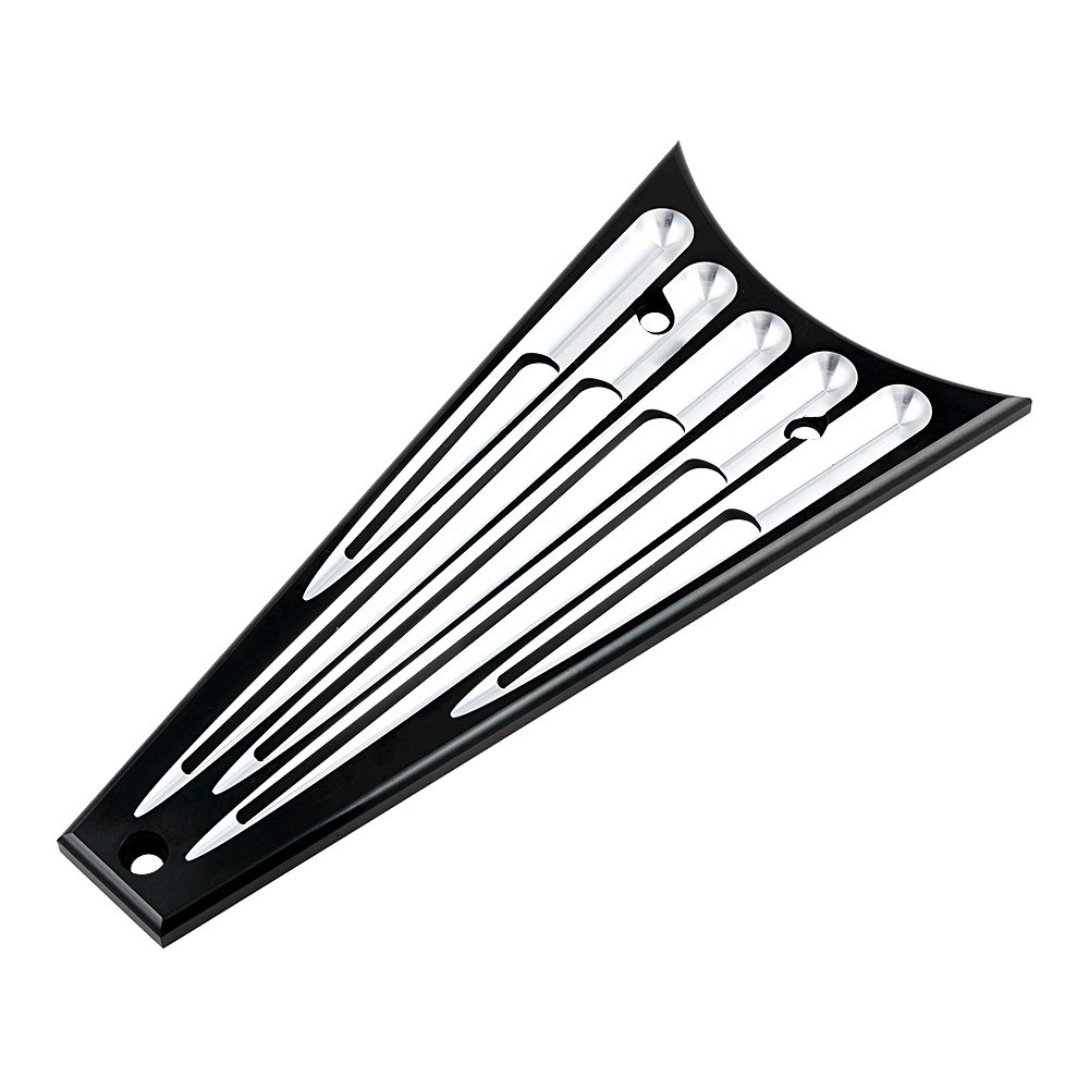 CNC Chrome Frame Grille Cover For Harley Road King Street Electra Glide 2009-2013