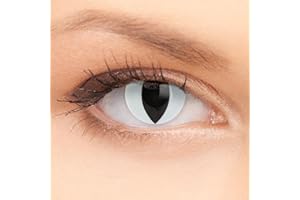 COOLCONTACTS White Cat Contact Lenses, Non-Prescription