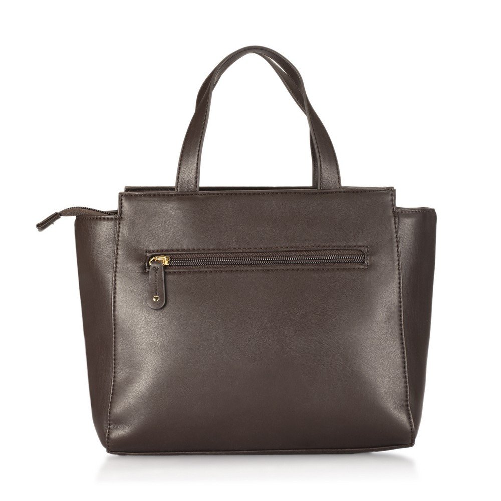 caprese women's satchel (brown)