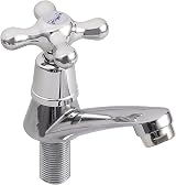 Bohaner Chrome Basin Taps Pair Hot Cold Lever Mixer view 6