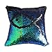 Tiaronics Magic Reversible Sequins Mermaid Pillow Cases Throw Pillow Covers Decorative Pillowcase 4040cm(1616