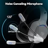 IMYB Gaming Headset with Microphone for PC Xbox PS5 PS4 Stereo Over-Ear RGB view 3