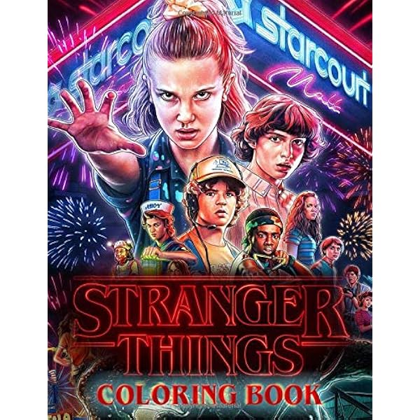 Stranger Things Coloring Book Coloring Book For Kids And Adults Vol 1 Duham Greek 9781701692930 Amazon Com Books