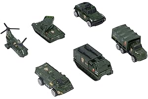 Generic Diecast Military Vehicles Design Sliding Army Toys for Boys Age 3+ Alloy Colorful Set for Motor Skills Development