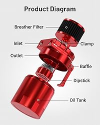 EVIL ENERGY Oil Catch Can, 300ML Baffled Oil Can