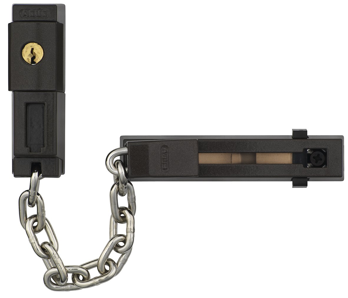 ABUS 39782 Lockable Door Chain Type SK78 Brown