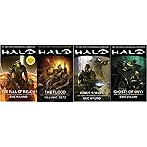 The Original Halo Book Series (The Fall of Reach, The Flood, First Strike, Ghosts of Onyx)