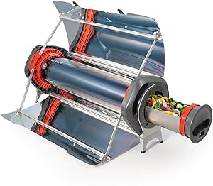 GOSUN Fusion Solar Oven - Hybrid Electric Grill | Portable Oven & High Capacity Solar Cooker | Indoor or Outdoor Oven | American Sun Oven Camping Cookware - Survival Gear Powered by Sun or Electricity