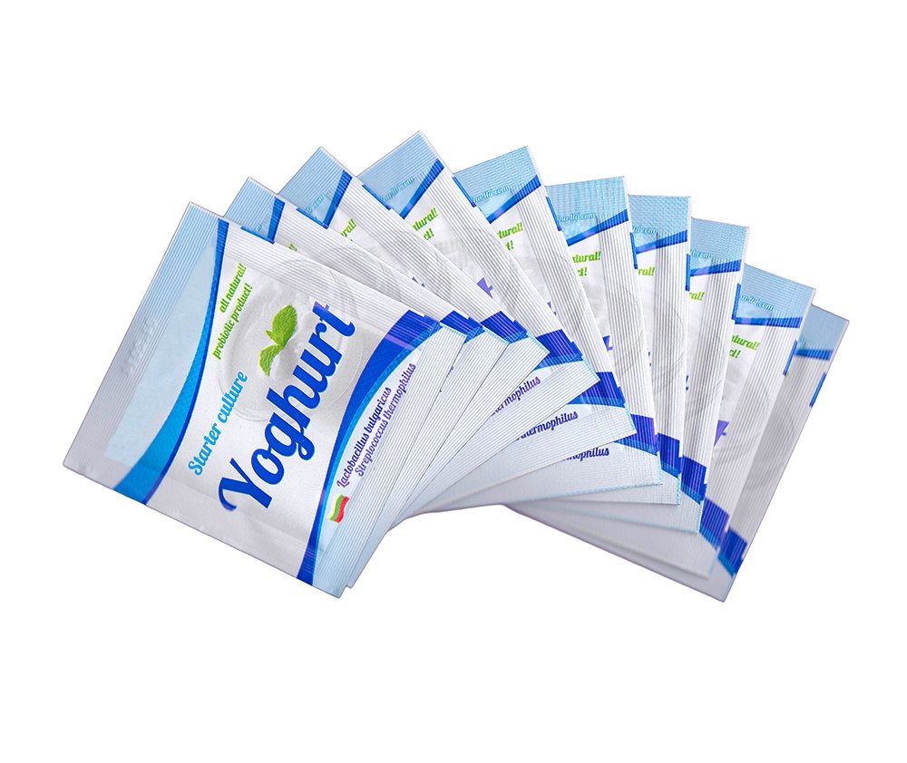 Yogurt Starter Cultures Pack of 10 Freeze Dried Sachets For Plain