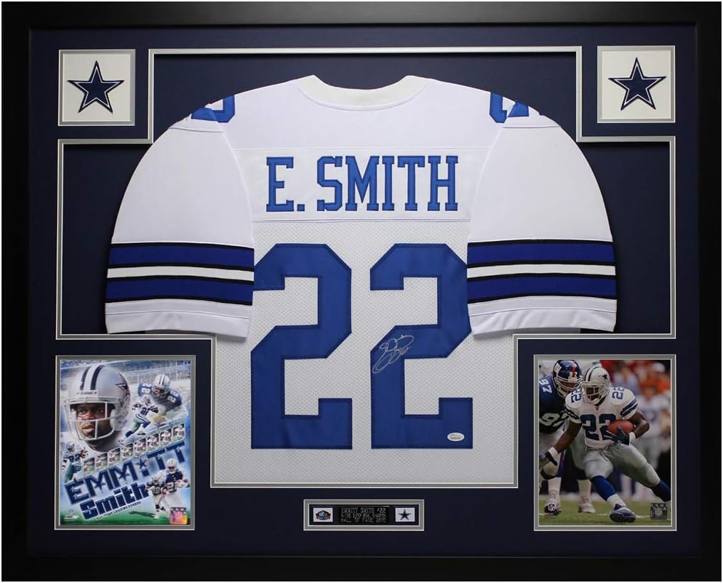 emmitt smith framed jersey