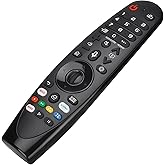 Voice Magic Remote for LG OLED QNED NanoCell Webos Smart TV Magic Remote Control Replacement AKB75855501 AN-MR20GA MR19BA MR21 MR22 MR23 MR24 GA GN GC MR18BA MR650A, with Pointer Function
