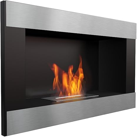 Bioethanol Kamin Gelkamin Trento Wandkamin mit sicherem Brennsystem