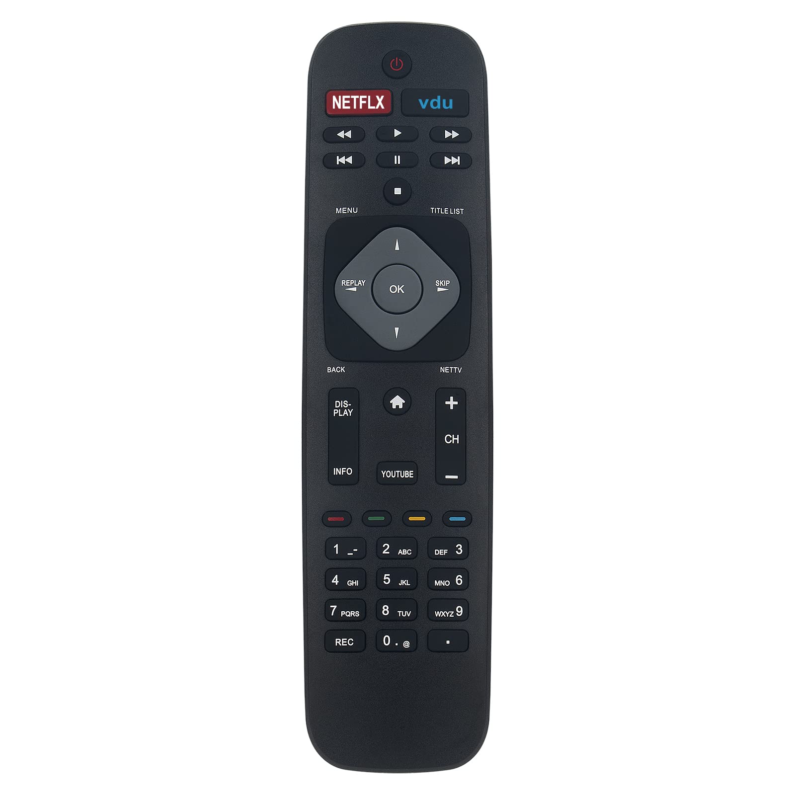 New URMT41JHG002 Remote Control Replacement - URMT41JHG002 Replace Remote Control fit for PHILIPS DVRs HDR5750 HDR5750/F7 HDR5750F7 HDR5710 HDR5710/F7 HDR5710F7 HDR5750/F7B Remote Controller