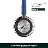 Littmann Classic III Monitoring Stethoscope Navy Tube Smoke Stem 27 in 5863 view 4