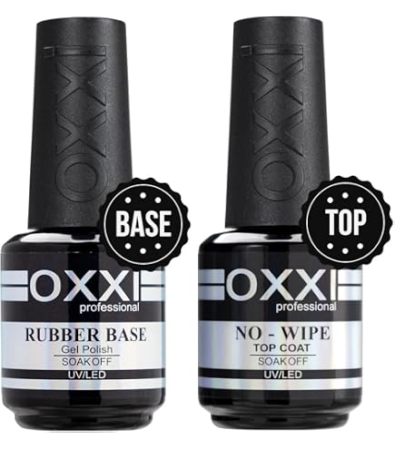 Kit Vernis Gel Semi-permanent AIMEILI - Top Coat No Wipe + Base Rubber 4 En 1, 20 Pièces