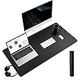 Non-Slip Desk pad,New Material Leather Desk Blotter Pad,Soft Surface Desk Mat,Easy Clean Laptop Desk Writing Mat for Office/H