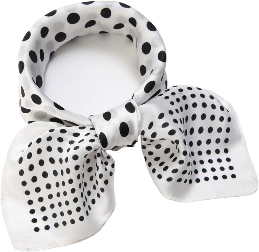 100% Mulberry Silk Scarf Square Hair Scarves Fashion Pattern Neck Scarfs for Women