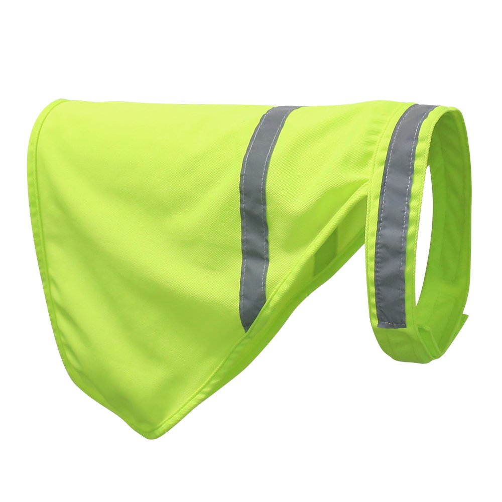 Clan_X Reflective Dog Vest, High-Visible Lightweight Dog Safety Cloth to Keep Dogs Safe, Adjustable Sizes to Fit Small, Medium, Large Breeds for Walking, Hunting, Jogging, Training. (M, Green)