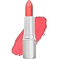 Honeybee Gardens Truly Natural Long Lasting Lipstick, Bermuda, Matte Medium Coral Pink, Naturally Hydrating & Nourishing, Vegan, Gluten-Free & Cruelty-Free, 0.13 oz / 3.8 g