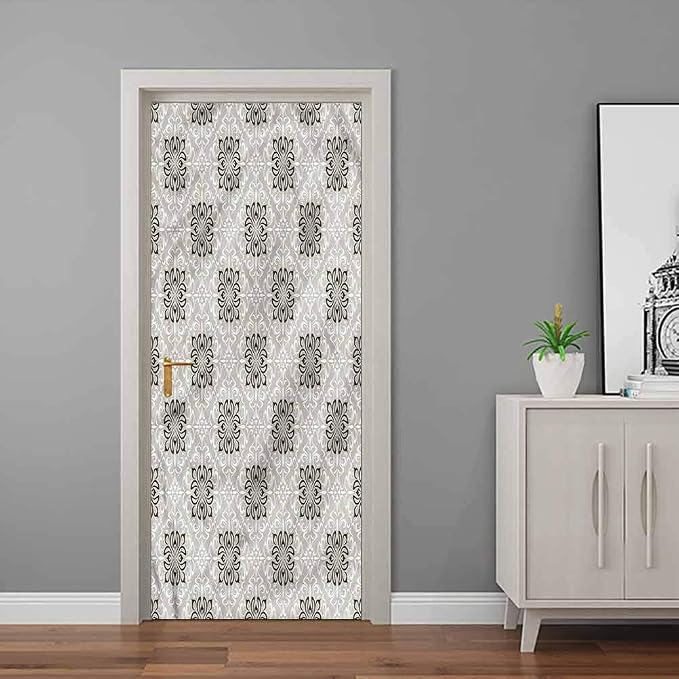 Amazon.com: Door Wallpaper Romantic, Abstract Artistic Tribal Peel and