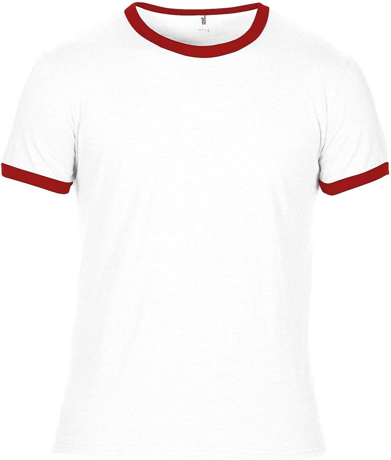 plain red tee