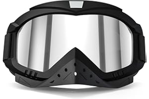 DIZYWIEE Motorcycle Goggles, Dirt Bike, Ski, ATV Windproof Racing Goggles, for Adults, Men, Women, Youth