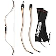 AF Archery Tatar Recurve Bow, 54" Traditional Laminated Horse Bow for Mounted Archery and Precision Shooting Longbow Left Right Hand