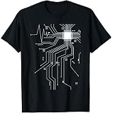 Computer Scientist Programmer CPU Heart Board Funny Nerd T-Shirt