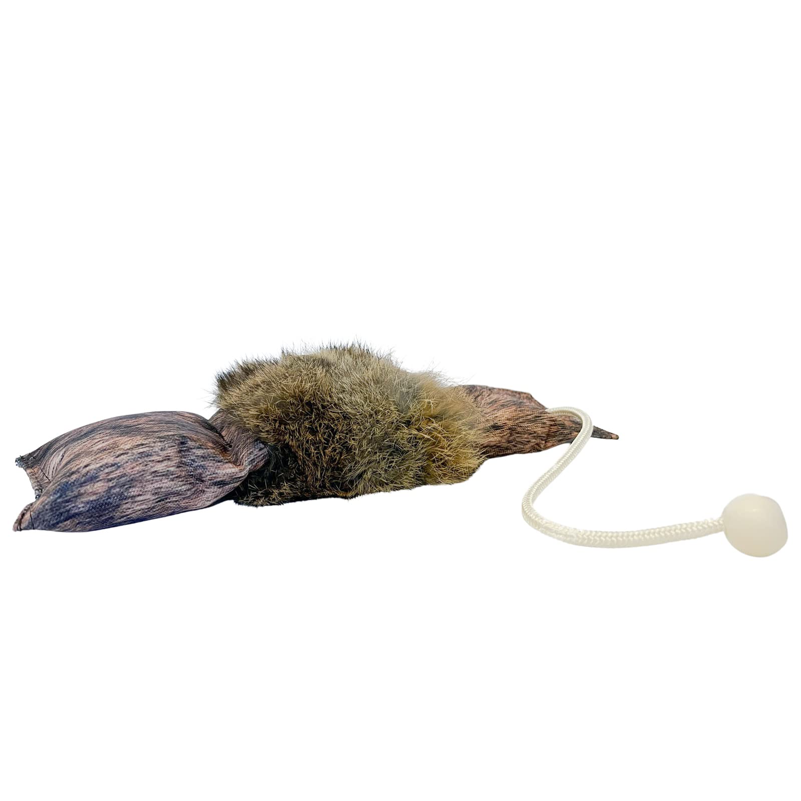 Dog & Field Faux Rabbit Fur Dog Training Dummy - HD Canvas Print Gundog & Puppy Training - Small Rabbit Dummy