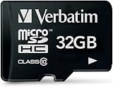 Verbatim Premium 32GB microSDHC Card Full HD Video Class 10 Water Shock view 1