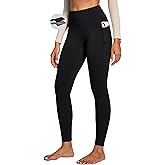 Heathyoga Fleece Lined Leggings Women with Pockets Thermal Leggings for Women Tummy Control Warm Winter Pants Yoga Pants