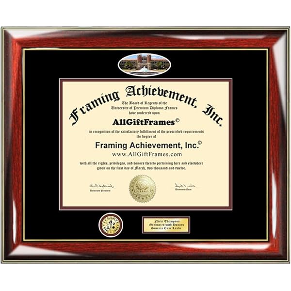 Rutgers University Newark diploma frame campus degree certificate