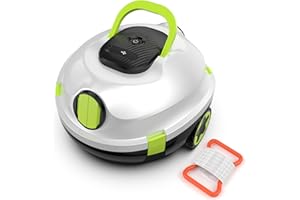 OUCAXIA Cordless Robotic Pool Cleaner, Automatic Pool Vacuum - 90 Mins Runtime, Powerful Suction, Self-Parking, Lightweight f