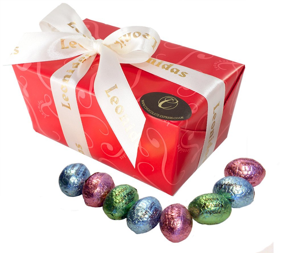 Without Added Sugar Chocolate Eggs 30 Leonidas Mini Easter Eggs White