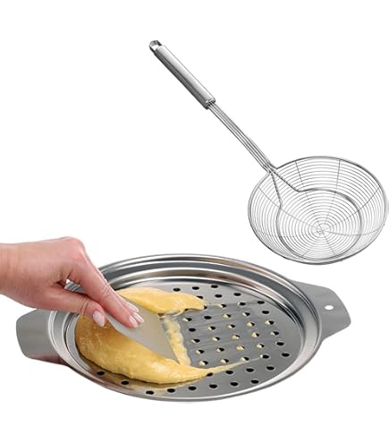 Spaetzle マッキーナ・ニョッキッティ ステンレス製 調理器具 Amazon.com: Spaetzle Maker Lid - Set with Silicone Spatula