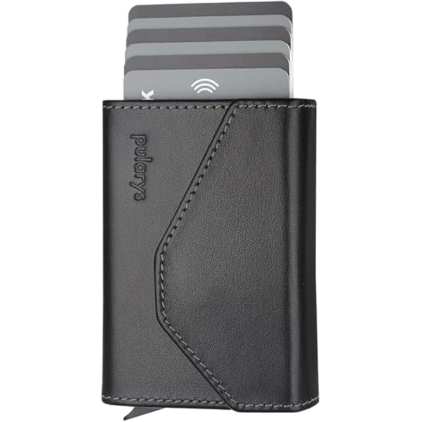 LONA Box mini wallet italy イタリーホックblack Box mini wallet italy