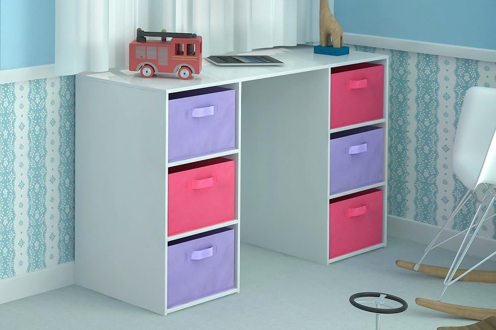 desk with toy storage