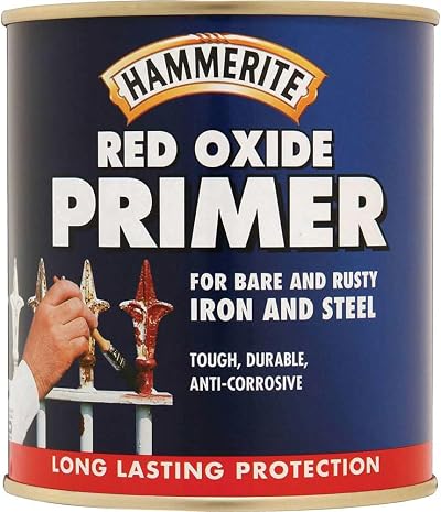 Hammerite Red Oxide Primer 500ml | Metal Primer for Rust Prevention
