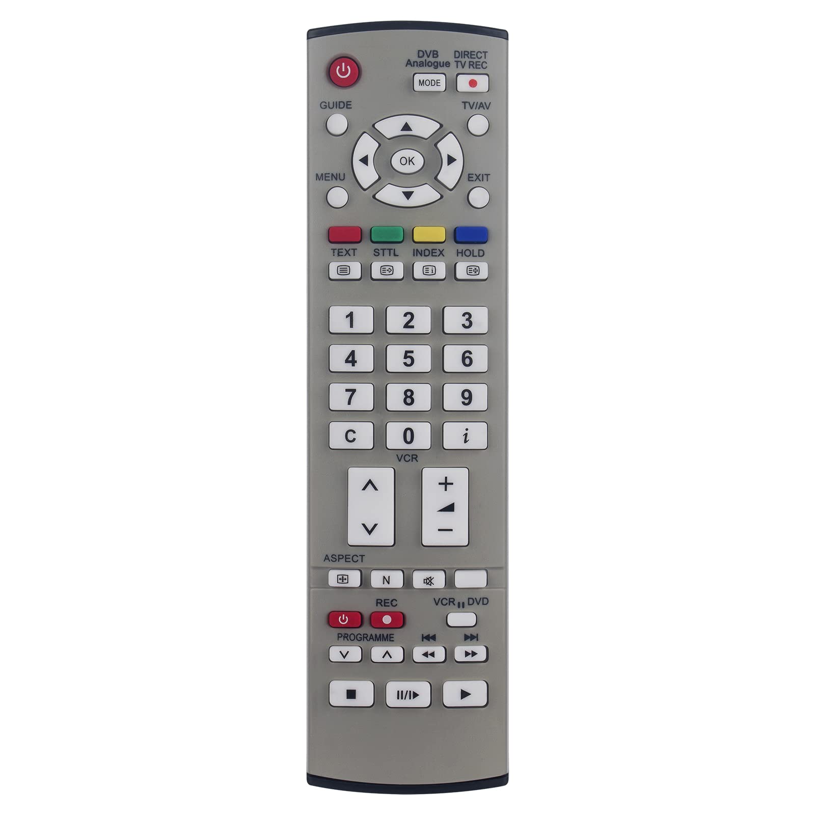 New EUR765109A Replace Remote Control - VINABTY PA-765109A Remote Control Replacement fit for Panasonic TV EUR765109A PA-765109A EUR7651030A Remote Controller