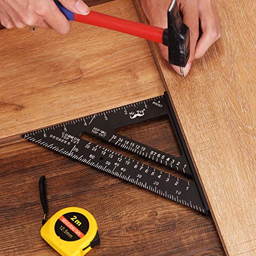 Mr. Pen Rafter Square, Metal Square, 7 Inch, Carpenters Square, Square