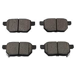 TRQ Rear Posi Ceramic Brake Pad Kit Set for