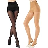 Aaronano Indestructible Tights For Women, Rip Resistant Tights For Women, 10 D High Waist Tummy Control Stockings