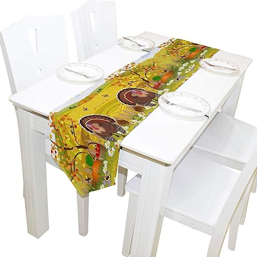 Camino de Mesa Día de Acción de Gracias Preciosa Cosecha de otoño de