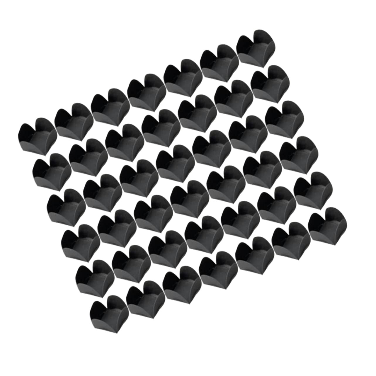 DOITOOL 200pcs Mini Paper Baking Cups Cupcake Liners Chocolate Paper Candy Cups for Cake Balls Muffins Cupcakes and Candies (Black)