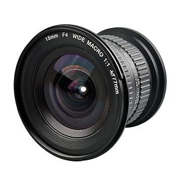 Lente de la cámara Gran Angular Gran Angular de 15 mm F4.0 Zoom ...